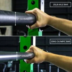 Fringe Sport 25 LB Axle Bar -Optimal Fitness Equipment 08419be897405321542838d77f855226 5d0a74d78a6f5