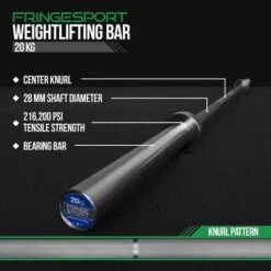 Fringe Sport Olympic Weightlifting Barbell -Optimal Fitness Equipment 0d0fd7c6e093f7b804fa0150b875b868 5d0a74a14b7a6