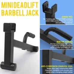 Yes4All Mini Deadlift Barbell Jack -Optimal Fitness Equipment 88a839f2f6f1427879fc33ee4acf4f66 5d0a7557c4d81 600x600 1
