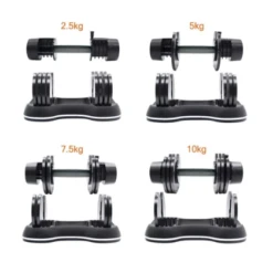 ATIVAFIT 27.5 LB GlideTech Adjustable Dumbbells 5 ATIVAFIT 27.5 LB GlideTech Adjustable Dumbbells -Optimal Fitness Equipment AtivaFit Adjustable DB 3