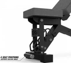Get RX’d FIDAB-2 Adjustable Bench -Optimal Fitness Equipment Get Rxd FIDAB 2 Adjustable Bench four seat positions crop