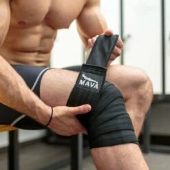 Mava Sports Knee Wraps -Optimal Fitness Equipment a60937eba57758ed45b6d3e91e8659f3 5d0a7525ed7bc 600x600 1