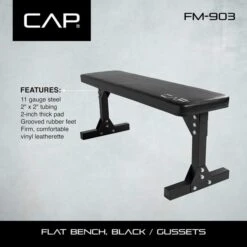 CAP Barbell Flat Utility Weight Bench -Optimal Fitness Equipment b427426b8acd2c2e53827970f2c2f526 5d0a757766668 600x600 1