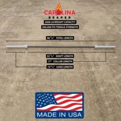 XMark Carolina Reaper Bar -Optimal Fitness Equipment cdc0d6e63aa8e41c89689f54970bb35f 5d0a74bf426a4 600x600 1