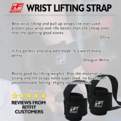 RitFit Lifting Straps + Wrist Protector -Optimal Fitness Equipment eb0ecdb070a1a0ac46de0cd733d39cf3 5d0a75821d393 600x600 1