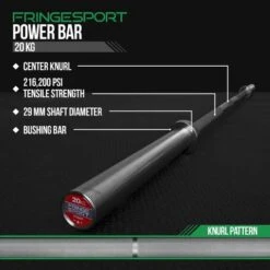 Fringe Sport Power Barbell -Optimal Fitness Equipment f4f6dce2f3a0f9dada0c2b5b66452017 5d0a74a10d690